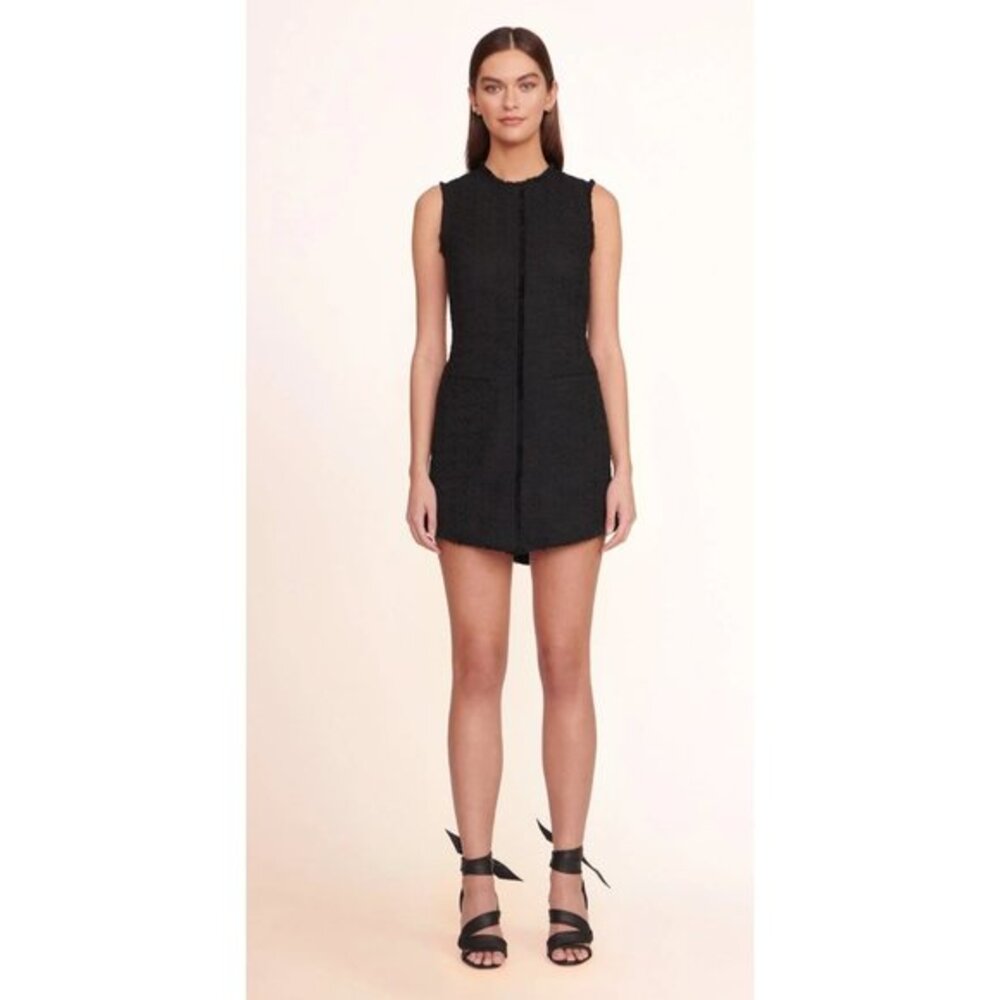 NWOT STAUD CRYSTAL DRESS BLACK SIZE 10
